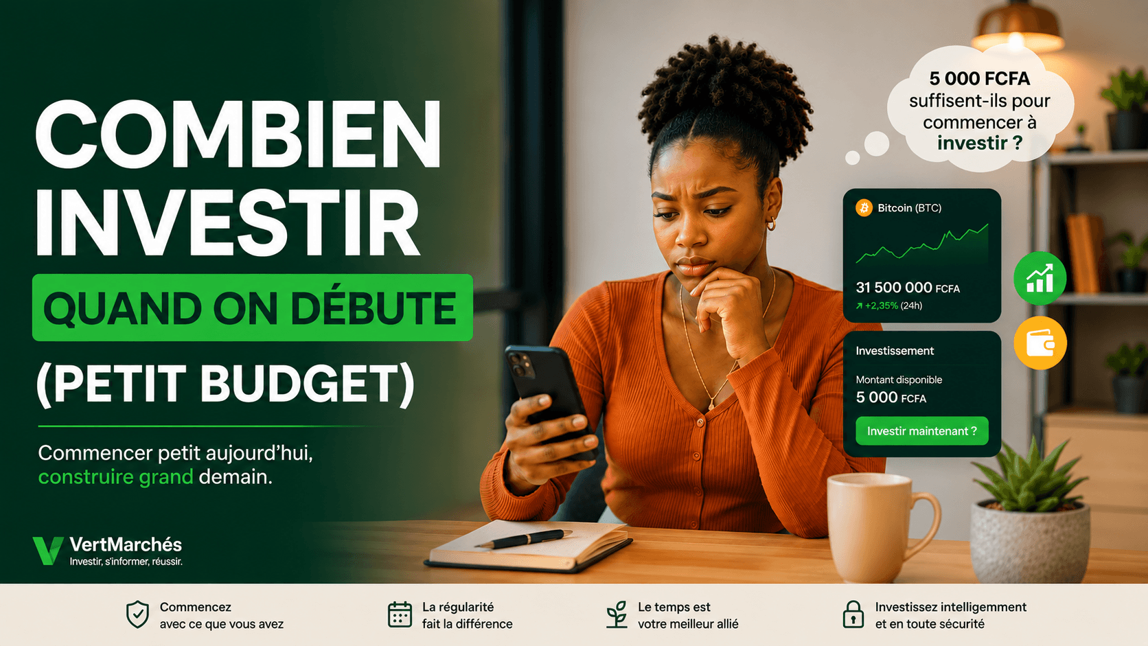 Combien investir quand on débute (petit budget)