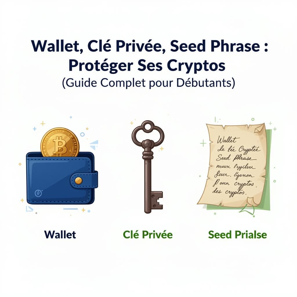 Wallet, Clé Privée, Seed Phrase : Protéger Ses Cryptos (Guide pour Débutants)
